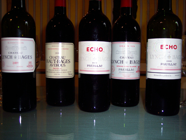 Lynch Bages labels.