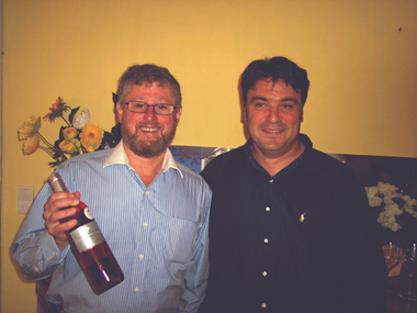 Wine guy and Stephane, Ste Marie