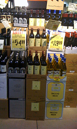 wine sale.